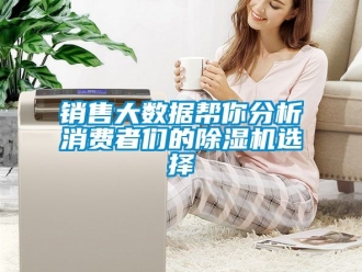 行業(yè)新聞銷售大數(shù)據(jù)幫你分析消費(fèi)者們的除濕機(jī)選擇