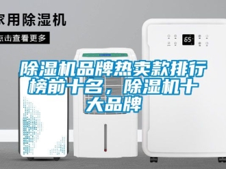 企業(yè)新聞除濕機品牌熱賣款排行榜前十名，除濕機十大品牌