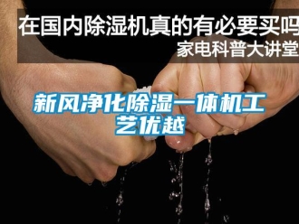 知識百科新風凈化除濕一體機工藝優越