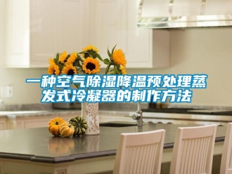 行業(yè)新聞一種空氣除濕降溫預(yù)處理蒸發(fā)式冷凝器的制作方法