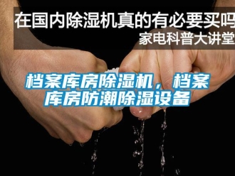 企業新聞檔案庫房除濕機，檔案庫房防潮除濕設備