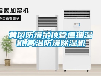 企業新聞黃岡防爆吊頂管道抽濕機,高溫防爆除濕機