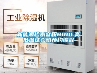 常見問題新能源檢測容積800L高低溫試驗箱預約編程