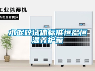 知識百科水泥砼試體標準恒溫恒濕養護箱