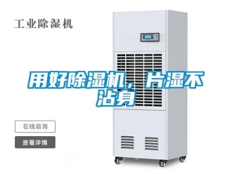 知識百科用好除濕機，片濕不沾身
