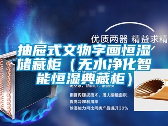 知識百科抽屜式文物字畫恒濕儲藏柜（無水凈化智能恒濕典藏柜）