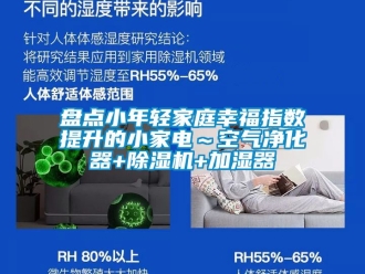 行業新聞盤點小年輕家庭幸福指數提升的小家電～空氣凈化器+除濕機+加濕器