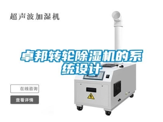 常見問題卓邦轉輪除濕機的系統設計