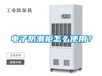 常見問題電子防潮柜怎么使用？