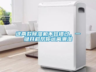 知識百科這兩款除濕機不容錯過，一鍵開啟幫你遠離潮濕