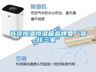 知識百科選擇恒溫恒濕箱品牌要“貨比三家”
