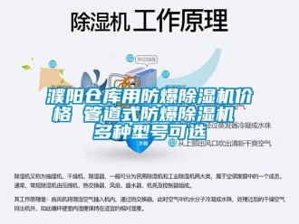 企業新聞濮陽倉庫用防爆除濕機價格 管道式防爆除濕機 多種型號可選